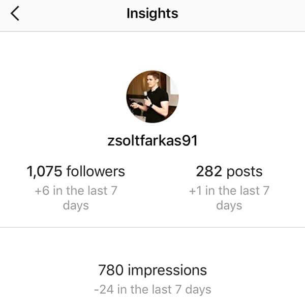 Instagram analitika