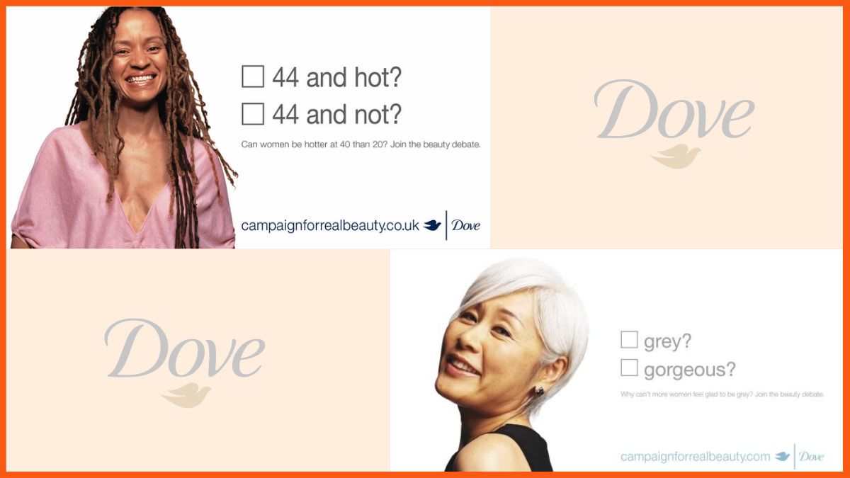 A Dove frappáns szövegekkel torpedózza meg a reklámos közhelyeket.