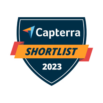 Capterra Shortlist badge