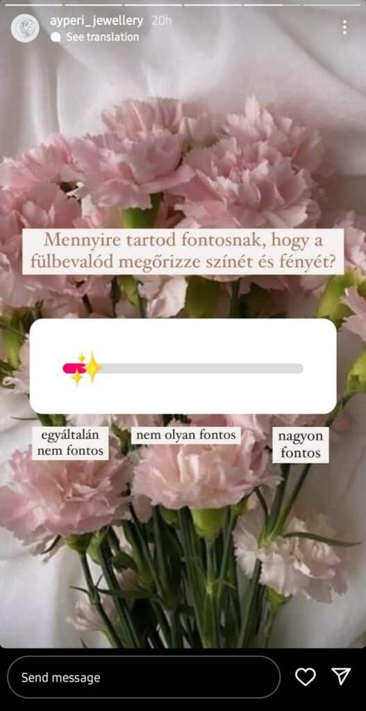 Instagram_story_engagement_3 Story formátum interaktív matricával